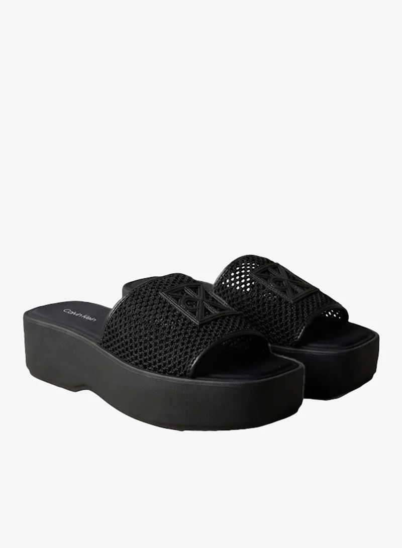CALVIN KLEIN  Amelia - Mesh Platform Sliders for Women | Best Price UAE